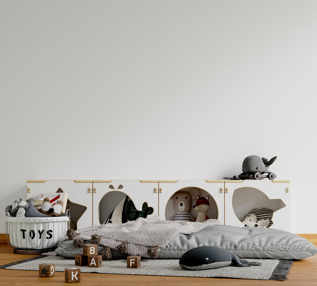 Keyhole Wall Decal | Wonderland Rabbit Running Late