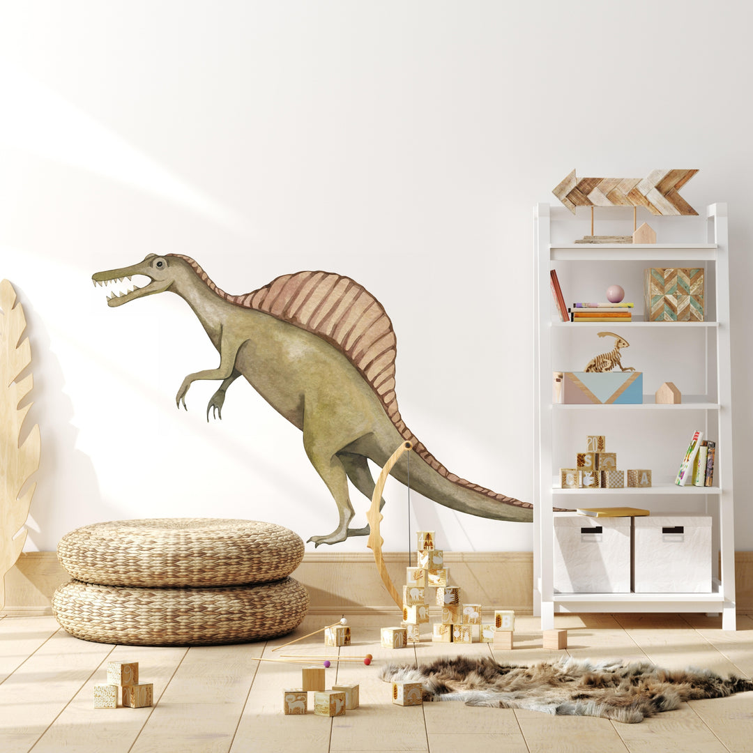 Watercolor Dinosaur Wall Decal | Spinosaurus