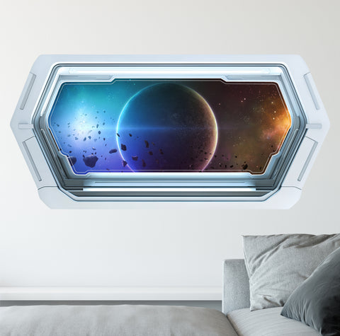 Dark Planet | SpaceScape Window Wall Decal