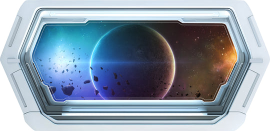 Dark Planet | SpaceScape Window Wall Decal