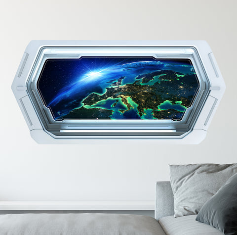 Earth At Night | SpaceScape Window Wall Decal