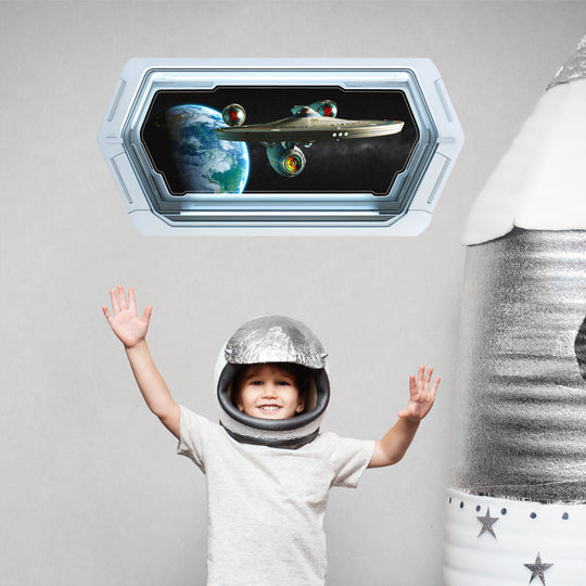 Starship Leaving Earth | SpaceScape Window Wall Decal