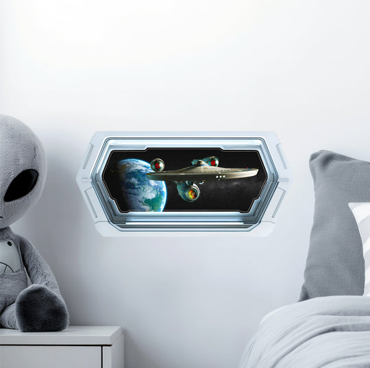 Starship Leaving Earth | SpaceScape Window Wall Decal