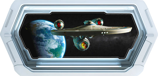 Starship Leaving Earth | SpaceScape Window Wall Decal