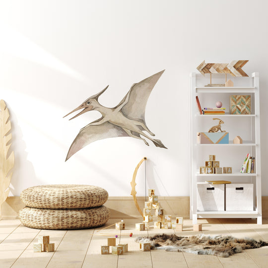 Watercolor Dinosaur Wall Decal | Pterodactyl