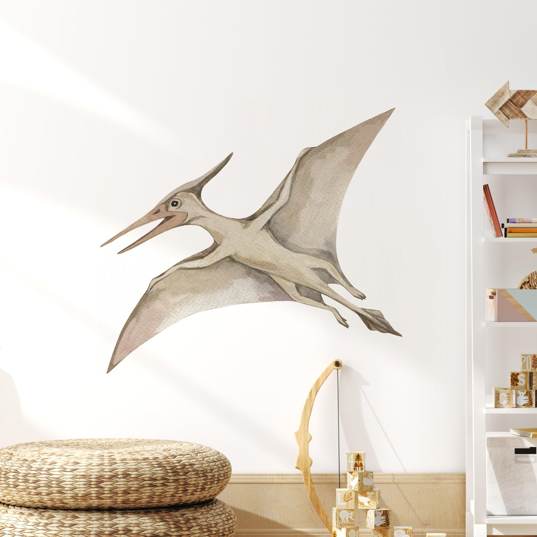 Watercolor Dinosaur Wall Decal | Pterodactyl