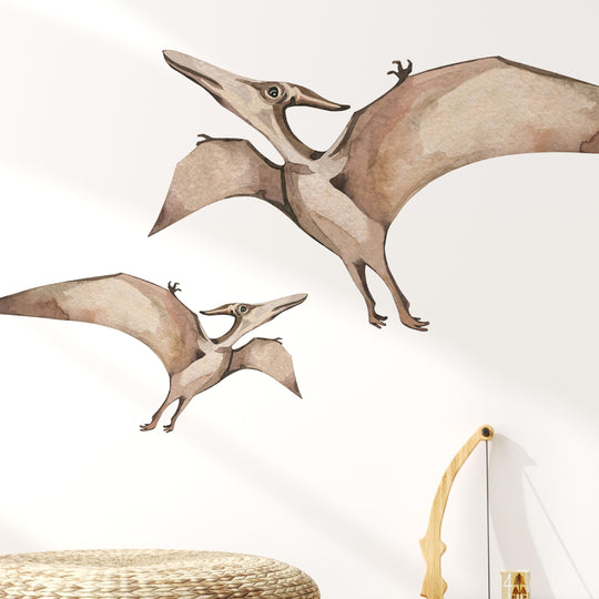 Mother & Baby Pterodactyl Wall Decal Set