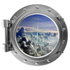 PortScape Takeoff | Space Porthole Window Wall Decal
