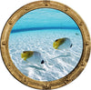 PortScape Shallow Water 2 | Ocean Porthole Window Wall Decal
