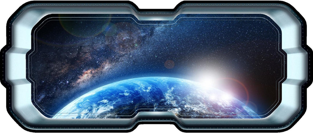 In Orbit Around Earth 1 | SpaceScape Window Wall Decal