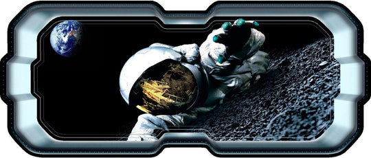 Life On The Moon | SpaceScape Window Wall Decal