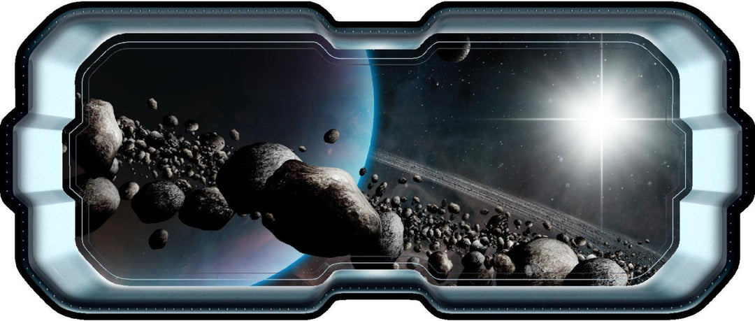 Pluto & Asteroid Belt | SpaceScape Window Wall Decal