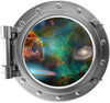 PortScape Galaxy Nebula | Space Porthole Window Wall Decal