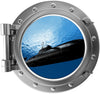 PortScape Submarine 2 | Ocean Porthole Window Wall Decal