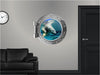 PortScape Polar Bear 2 | Ocean Porthole Window Wall Decal