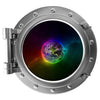 PortScape Earth In Technicolor | Space Porthole Window Wall Decal