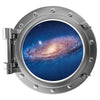 PortScape Milky Way Galaxy 2 | Space Porthole Window Wall Decal