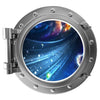 PortScape Through The Wormhole | Space Porthole Window Wall Decal