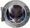 PortScape Alien 1 | Space Porthole Window Wall Decal