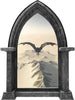 CastleScape Black Dragon 2 | Castle Window Wall Decal