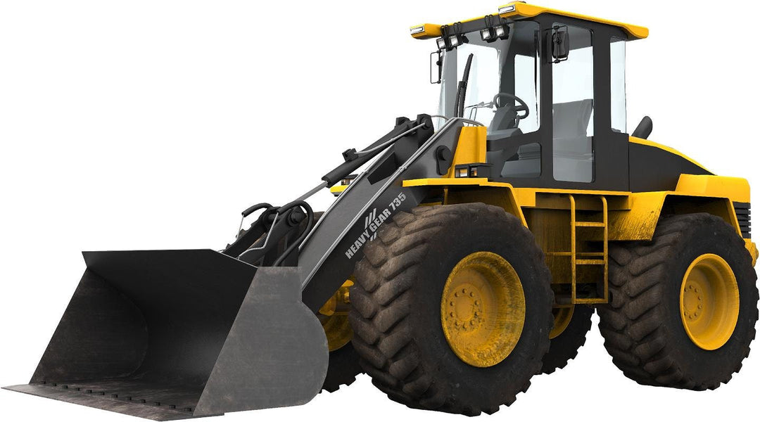 Bull Dozer #1 Wall Decal Sticker Mural Graphic Childrens Removable Fabric Vinyl Kids Room Man Cave Garage Den Wall Art Decor