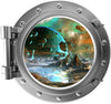 PortScape Alien Planet 2 | Space Porthole Window Wall Decal