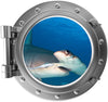 PortScape Hammer Head 1 | Ocean Porthole Window Wall Decal