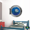 PortScape Shark 1 | Ocean Porthole Window Wall Decal