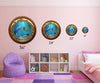 PortScape Mermaid & Dolphin 1 | Ocean Porthole Window Wall Decal