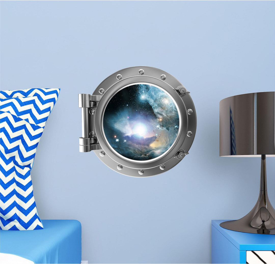 PortScape Nebula & Stars 1 | Space Porthole Window Wall Decal