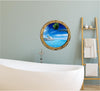PortScape Sail Boat 1 | Ocean Porthole Window Wall Decal