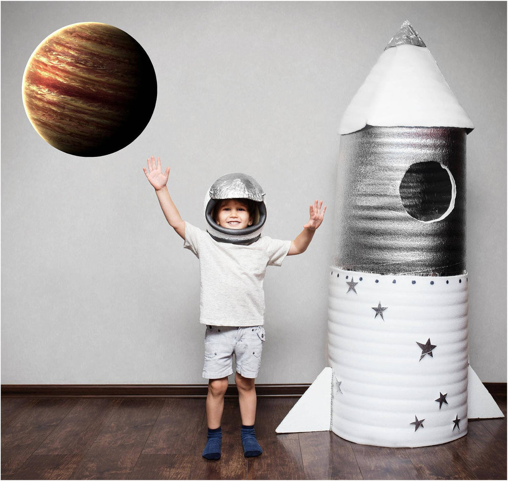 Jupiter Wall Decal Planets Solar System Removable Vinyl Peel and Stick Boys Nursery Room Playroom Decor Outer Space Wall Sticker