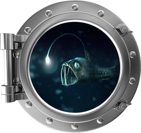 PortScape Deep Sea | Ocean Porthole Window Wall Decal