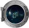 PortScape Deep Sea | Ocean Porthole Window Wall Decal