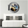 PortScape Space Ship & Planet 1 | Space Porthole Window Wall Decal
