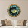 PortScape Sunken Treasure 2 | Ocean Porthole Window Wall Decal