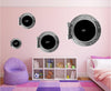 PortScape Sunken Ship Wreck 2 | Ocean Porthole Window Wall Decal