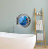 PortScape Tropical Reef Life 2 | Ocean Porthole Window Wall Decal