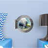 PortScape Dugong | Ocean Porthole Window Wall Decal