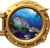 PortScape Under The Sea 2 | Ocean Porthole Window Wall Decal