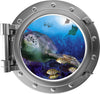 PortScape Under The Sea 2 | Ocean Porthole Window Wall Decal