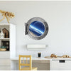 PortScape Distant Moon | Space Porthole Window Wall Decal