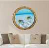 PortScape Shallow Water 2 | Ocean Porthole Window Wall Decal