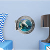 PortScape Polar Bear 2 | Ocean Porthole Window Wall Decal