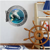 PortScape Polar Bear 2 | Ocean Porthole Window Wall Decal