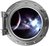 PortScape Wall Decal | Space Porthole Window Wall Decal