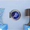 PortScape Jellyfish Kiss | Ocean Porthole Window Wall Decal