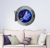 PortScape Jellyfish Kiss | Ocean Porthole Window Wall Decal