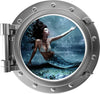 PortScape Mermaid 2 | Ocean Porthole Window Wall Decal
