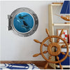 PortScape Sea Monster 1 | Ocean Porthole Window Wall Decal